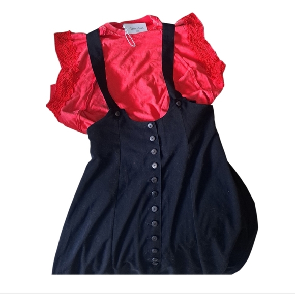 Black Pinafore dress 👗 - Picture 12 of 12